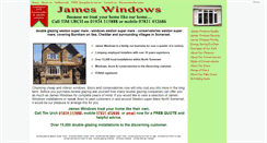 Desktop Screenshot of jameswindows.com